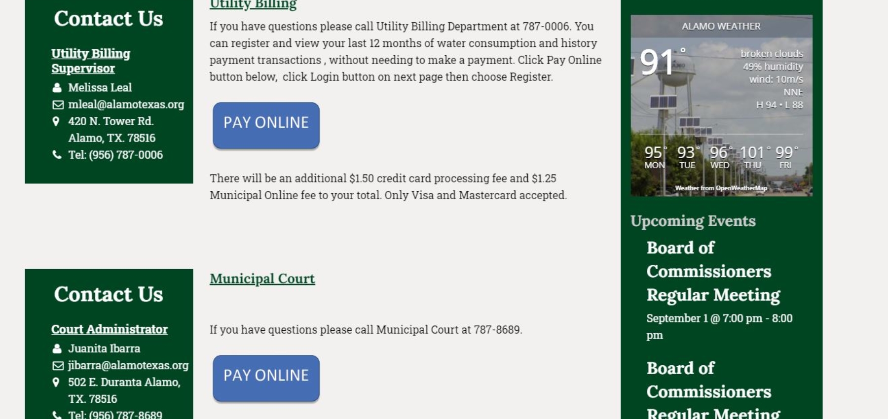 Pay your bill online Pay your bill online