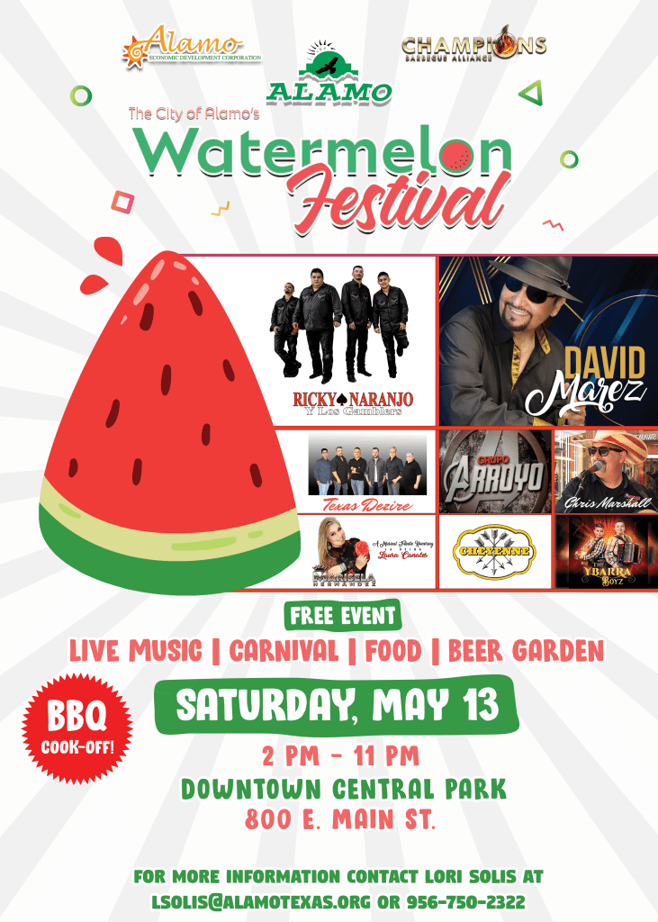 Watermelon Festival Music Lineup is Here! City of Alamo