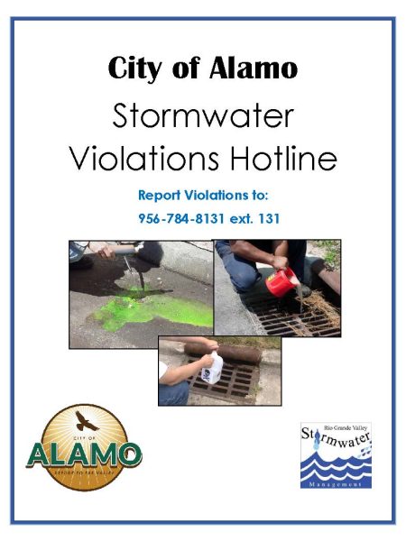 City of Alamo Hotline Flyer